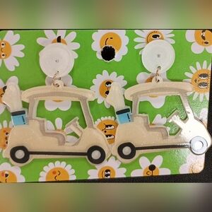 Golf Cart Earrings